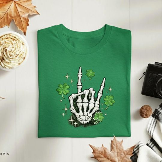 Discover Friends Inspired St Paddy's Shirt - Distressed Irish Flag Clover Tee - Let the Shenanigans Begin Skull Shirt - Funny Lucky Shamrock Apparel