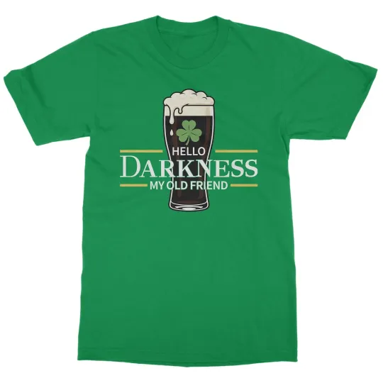 Discover Hello Darkness My Old Friend - St Patricks Day Beer Unisex T-Shirt