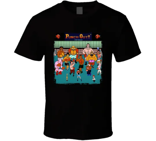 Discover Mike Tyson's Punch Out Retro Boxing Video Game T-Shirt