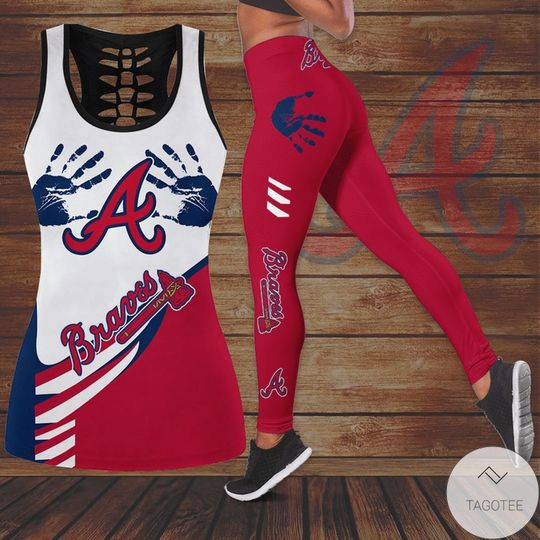 Discover Atlanta Braves Hallow Tank Top And Leggings