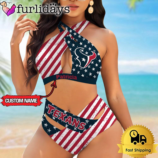 Discover Houston Texans Women Bikini Set Summer Football Bikini Sets