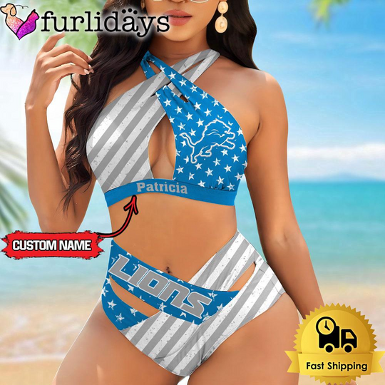 Discover Detroit Lions Women Bikini Set Summer Football Bikini Sets