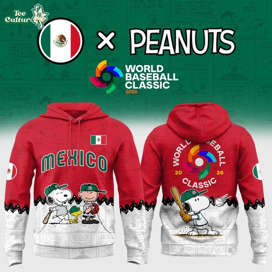 Discover Mexico Baseball 2026 WBCC 3D Unisex Red Hoodie, Baseball Lover Gift