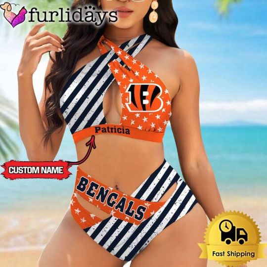 Cincinnati Bengals Women Bikini Set Summer Football Bikini Sets