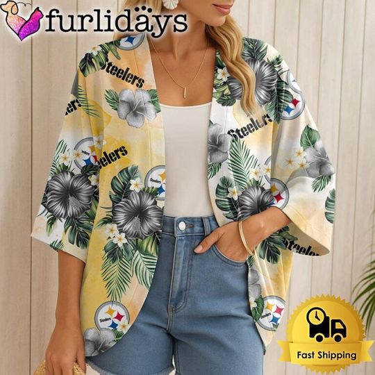 Philadelphia Eagles Hawaii State Flower Beach Kimono Women