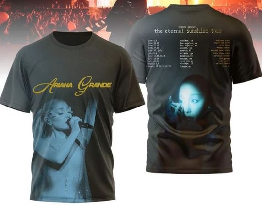 Ariana The Eternal Sunshine Tour 2026 AOP 3D T-Shirt