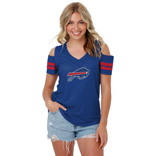 Buffalo Bills football Womens Shoulder T-Shirt