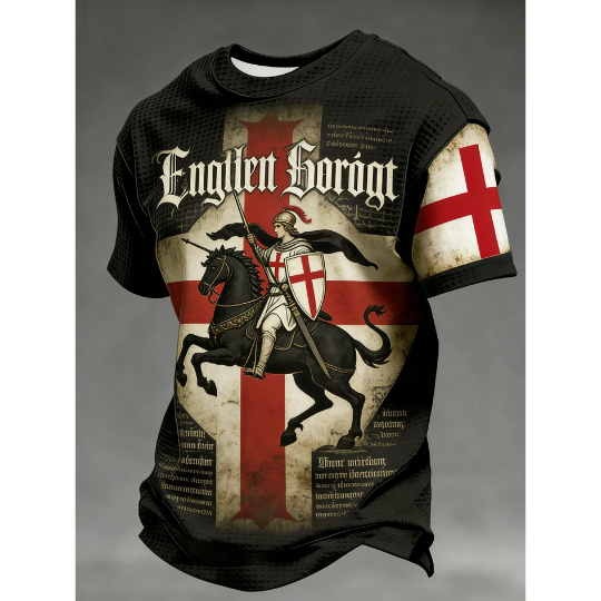 Premium Men's St George's Day Waffle T-Shirt