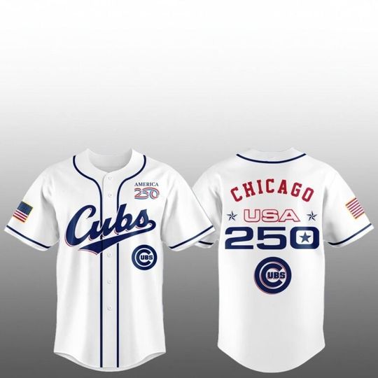 2026 Cubs Celebration United States of America 250 Anniversary Jersey