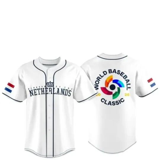 Discover Netherlands 2026 World Baseball Classic Jersey