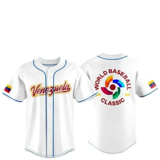 Discover Venezuela 2026 World Baseball Classic Jersey