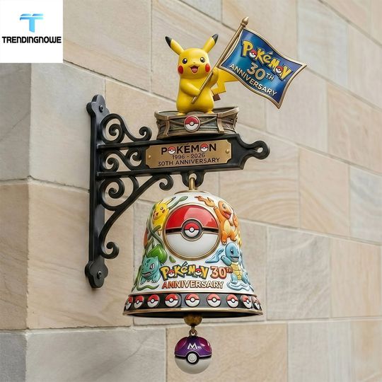 2026 PKM Pika 30Th Anniversary Commemorative Wall Bell