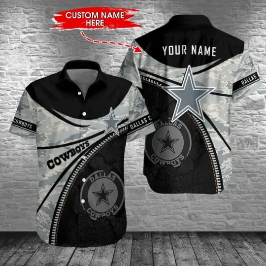 Discover Dallas Football Cowboyss Team Hawaiian Shirt Button Down Unisex Adults S-5XL