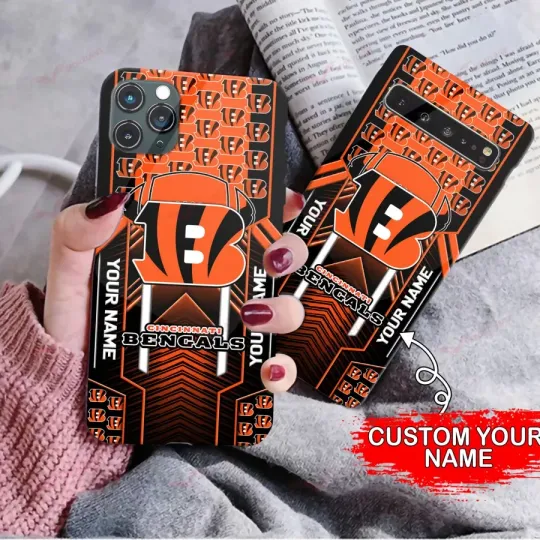 Discover Cincinnati Football Bengalss Team Phone Case, Gift For Him, Gift For Fans