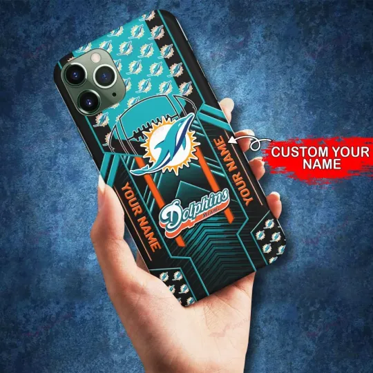 Discover Miami Football Team Dolphinss Phone Case, Gift ForHim, Gift For Fans