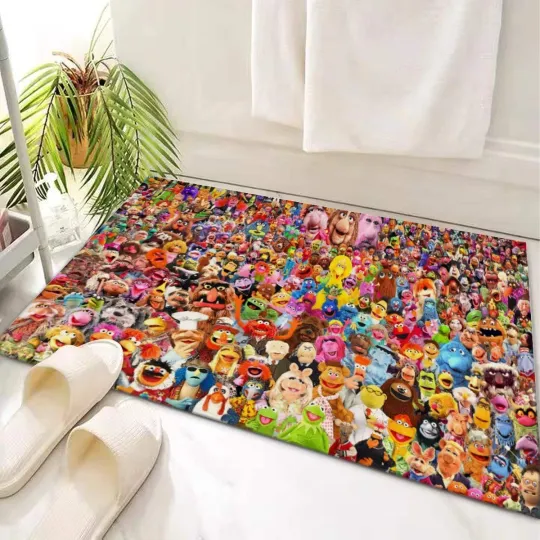 Discover Top! The Muppets Characters Print Door Mat Rug Carpet With Non-slip Backing