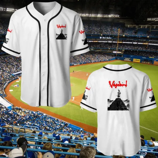 Discover Vagabond Manga Baseball Jerseys Graphic Adult Baseball Jersey Shirt