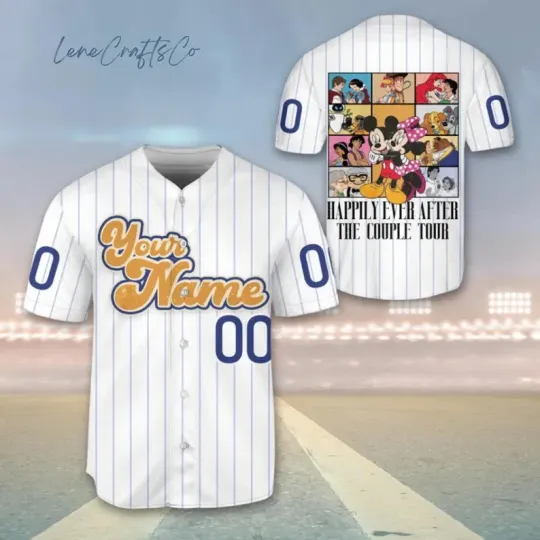 Discover Custom The Couple Tour Jersey, Disneyland Adult Baseball Jersey Shirt