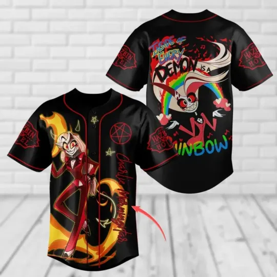 Personalized Charlie Hazbin Hotel Adult Baseball Jersey Shirt