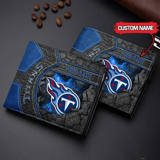 Discover Tennessee Football Titanss Team Leather Wallet Gift For Him