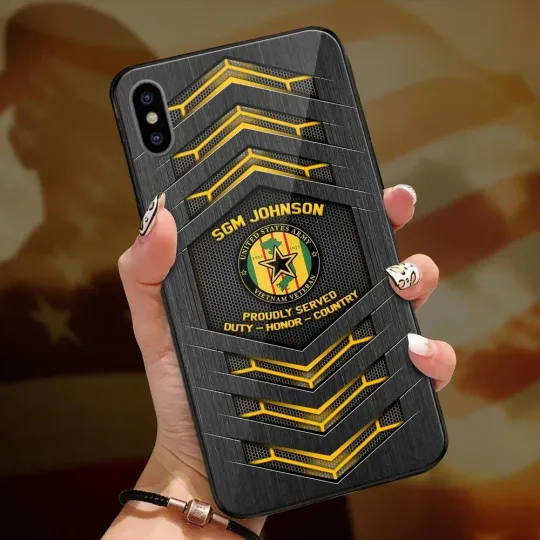 Discover Personalized Us Army Vietnam Veteran Iphone Case