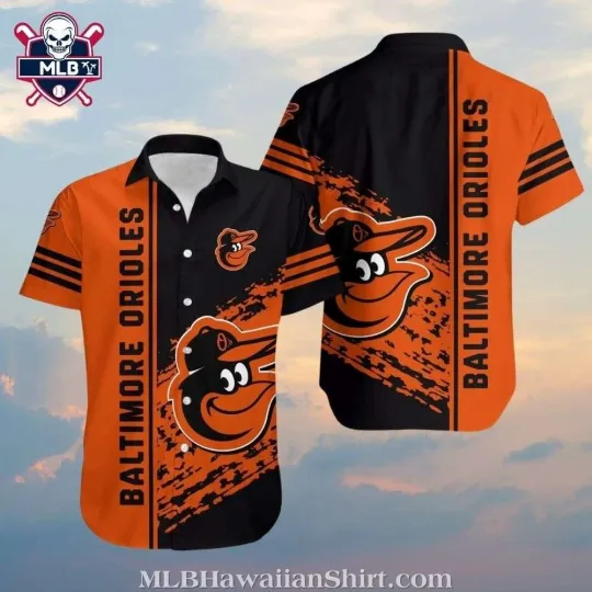 Discover Baltimore Baseball Team Orioless Splash Graphic Baseball Hawaiian Shirt