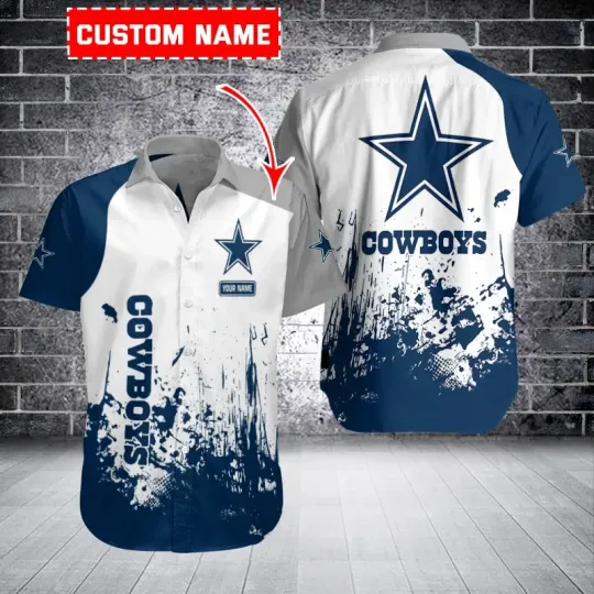 Discover Dallas Football Cowboyss Team Hawaiian Shirt Button Down Unisex Adults S-5XL