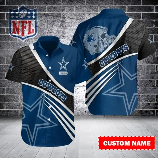 Discover Dallas Football Cowboyss Team Hawaiian Shirt Button Down Unisex Adults S-5XL