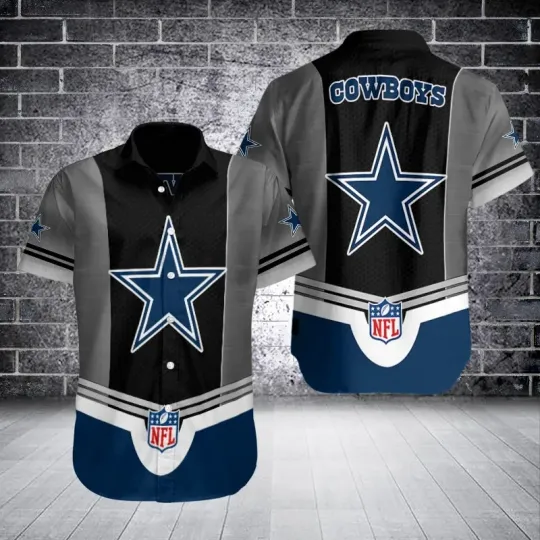 Discover Dallas Football Cowboyss Team Hawaiian Shirt Button Down