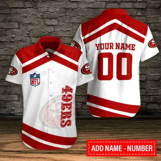 Discover San Francisco Football Team SF 49erss Hawaiian Shirt Button Down