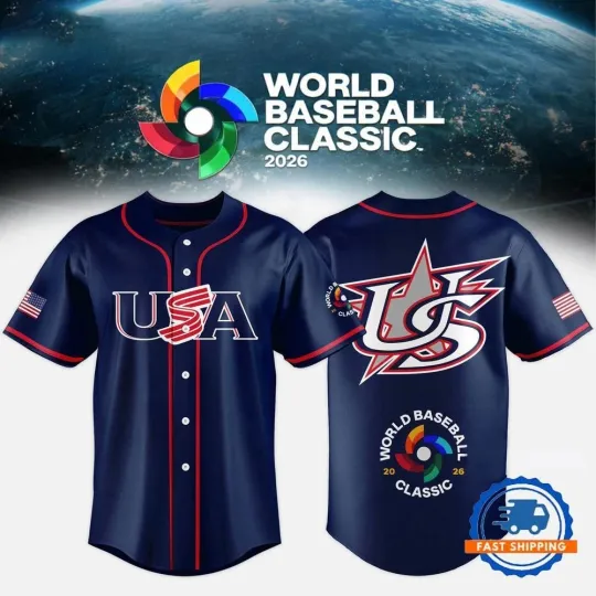 Team USA 2026 World Baseball Classic Jersey Shirt