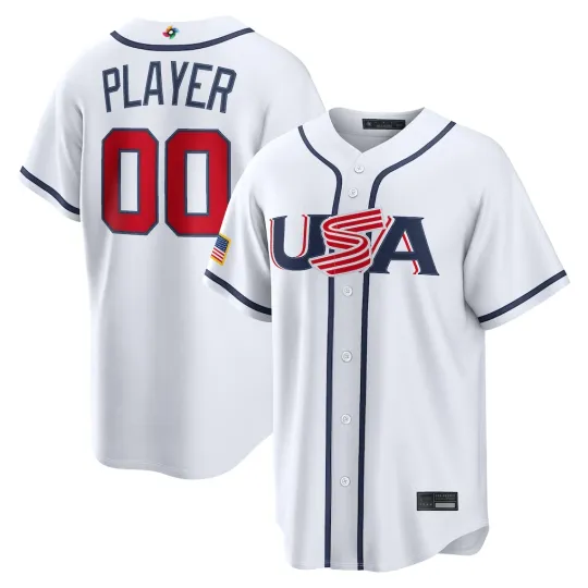 Discover Custom Team USA 2026 World Baseball Classic Baseball Jersey