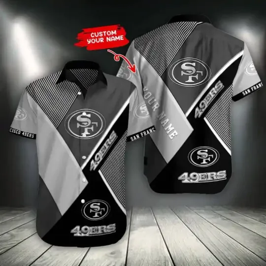 Discover San Francisco Football Team SF 49erss Hawaiian Shirt Button Down Unisex Adults