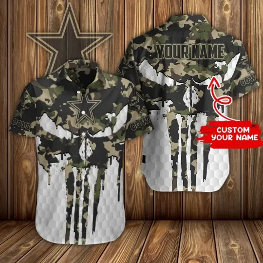 Discover Dallas Football Cowboyss Team Hawaiian Shirt Button Down Unisex Adults S-5XL