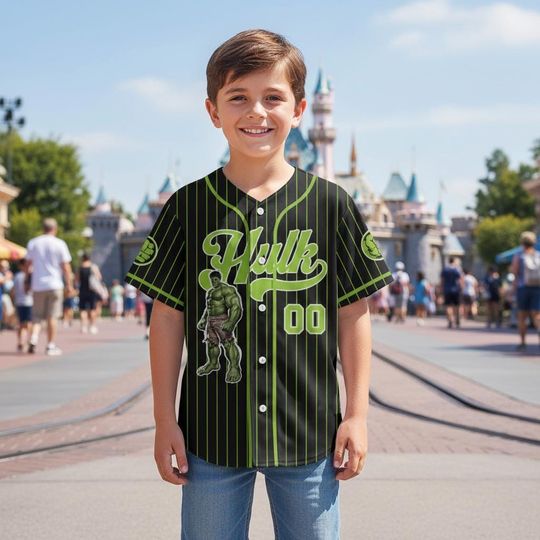 Discover Personalized Superhero Hlk Character Baseball Kid Adult Jersey