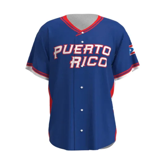 Discover baseball puerto rico jersey azul 2026