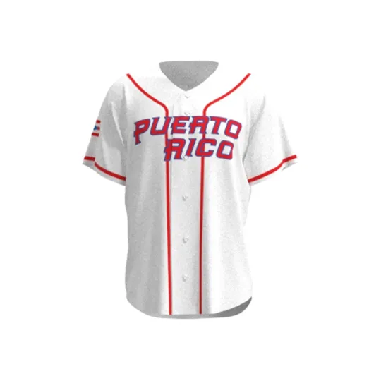 Discover baseball puerto rico jersey blanco 2026