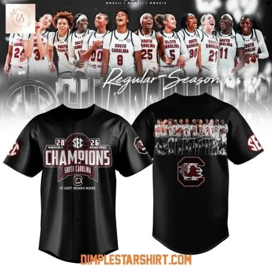 Discover South Carolina Gamecocks 2026 SEC Women’s Basketball Regular Season Champions Je