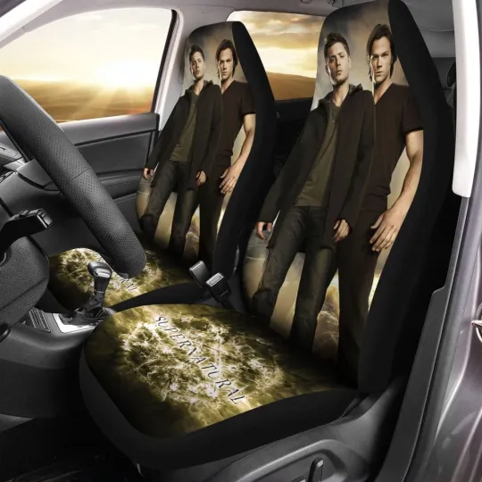Discover Supernatural Car Seat Covers Set, TV Show Fan Auto Accessories, Stylish Protection