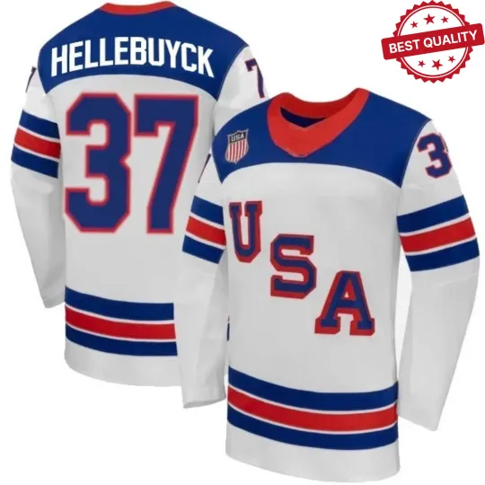 Discover USA TEAM Connor Hellebuyck Jersey, Usa All-over Print Hockey Jersey Sizes S-5XL