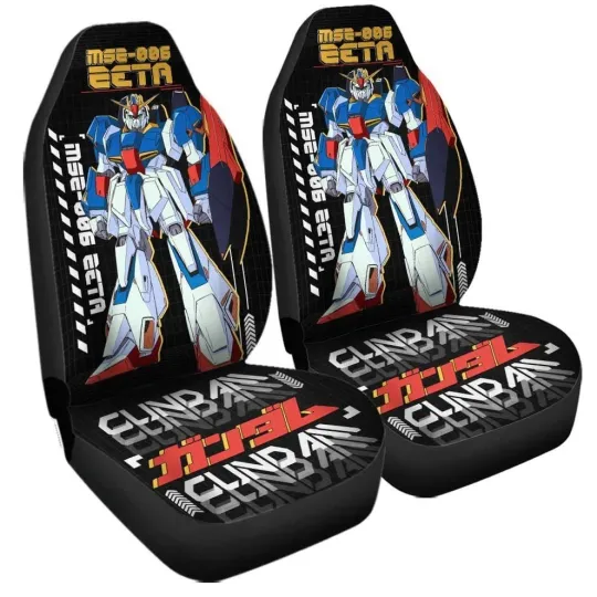 Discover MSZ-006 Zeta Car Seat Covers – Custom Anime Mecha Car Interior Accessories