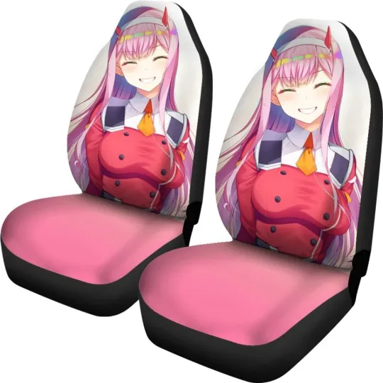 Discover Zero2 Car Seat Covers, Custom Anime Auto Seat Protectors, Cute Car Decor