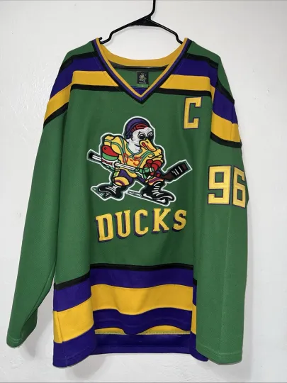 Discover Mighty Ducks Movie Men's Charlie Conway Hockey Jersey Printed