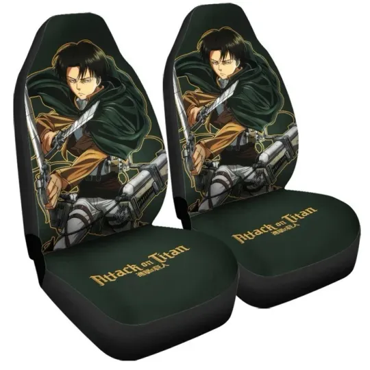Discover Levi Car Seat Covers – AO Titan Anime Car Accessories