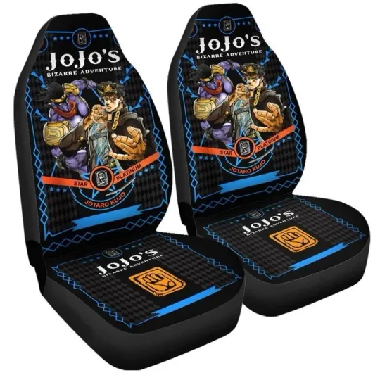 Discover Kujo Jotaro Car Seat Covers - Anime Accessories for Car Interior