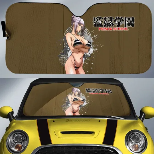 Discover Meiko Shiraki Car Sun Shade - Custom Anime Accessories for Vehicle Sun Protection