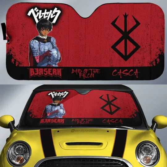 Discover Casca Car Sunshade – Berserkk Anime Car Accessories