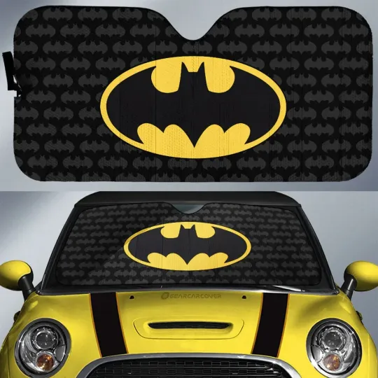 Batman Car Sunshade for Vehicle Sun Protection Accessories