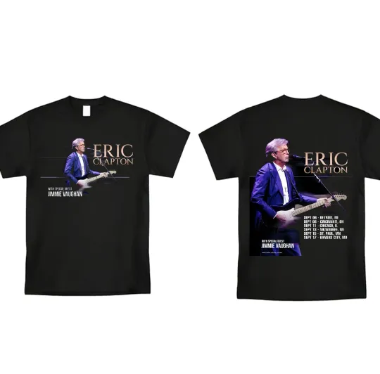 Eric - ERIC CLAPTON ANNOUNCES NEW 2026 U.S. TOUR T shirt