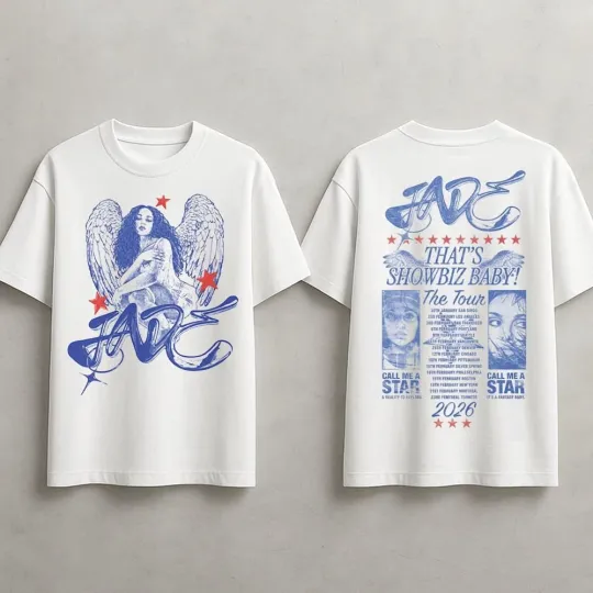 Discover Jade Inspired 2026 Concert Shirt, Showbiz Baby Pop Tour Style T-Shirt